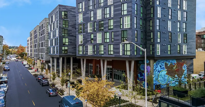 HERE Seattle with Rooftop Lounge overlooking the University District in Seattle