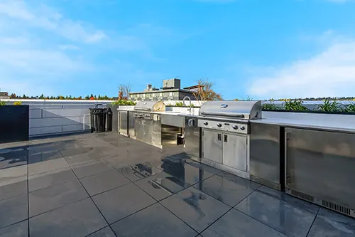 Take in the U District views from the Sky Deck