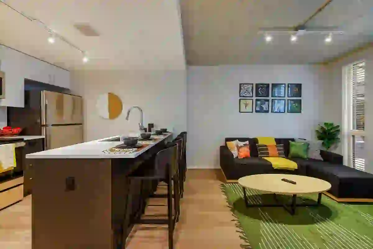 Modern furniture and Smart TVs incvluded in all living rooms